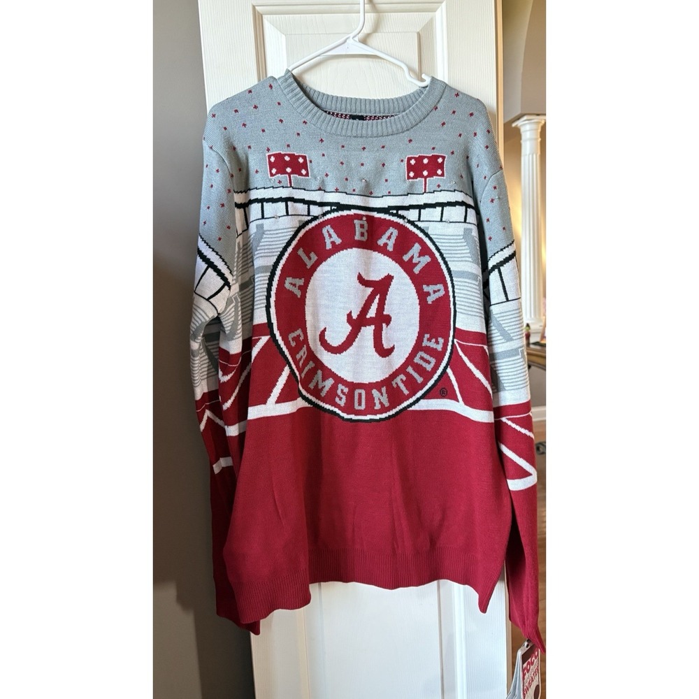 FOCO Alabama Crimson Tide Speaker Sweater Size XL Mens SEC College‎ Football NWT